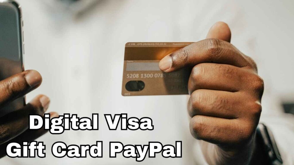 digital Visa gift card PayPal